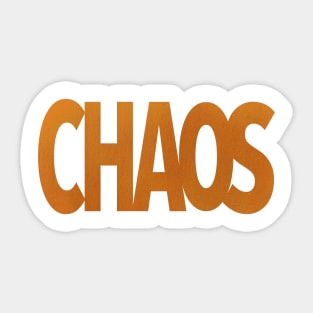 Chaos II Sticker